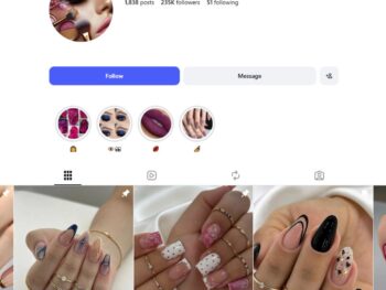 230K Nails Makeup Instagram Account for Sale