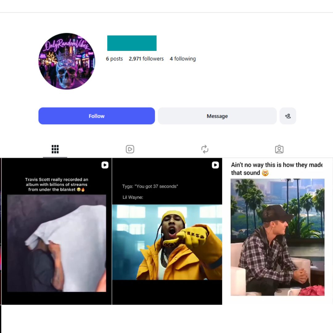 2K Creative Artist Moments Instagram Account for Sale 2K Creative Artist Moments Instagram Account - Image 1