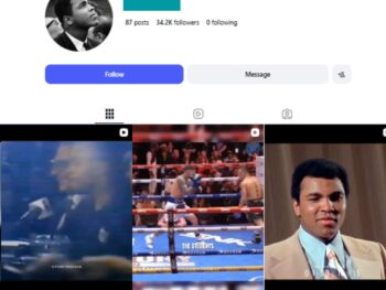 30K Boxing legends Instagram Account