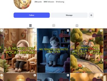 380K Spanish Emotional Stories Instagram Account for Sale