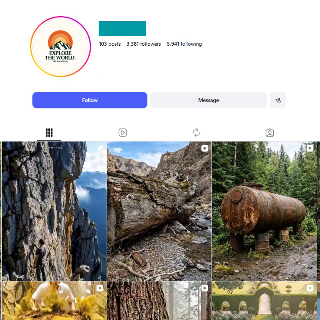 3K Shelter Building Instagram Account for sale 3K Shelter Building Instagram Account - Image 1