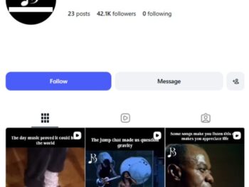40K Music Singing Instagram Account