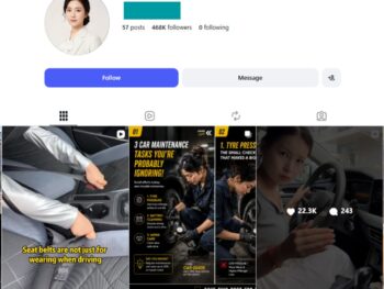 460K Daily Car Tips Instagram Account