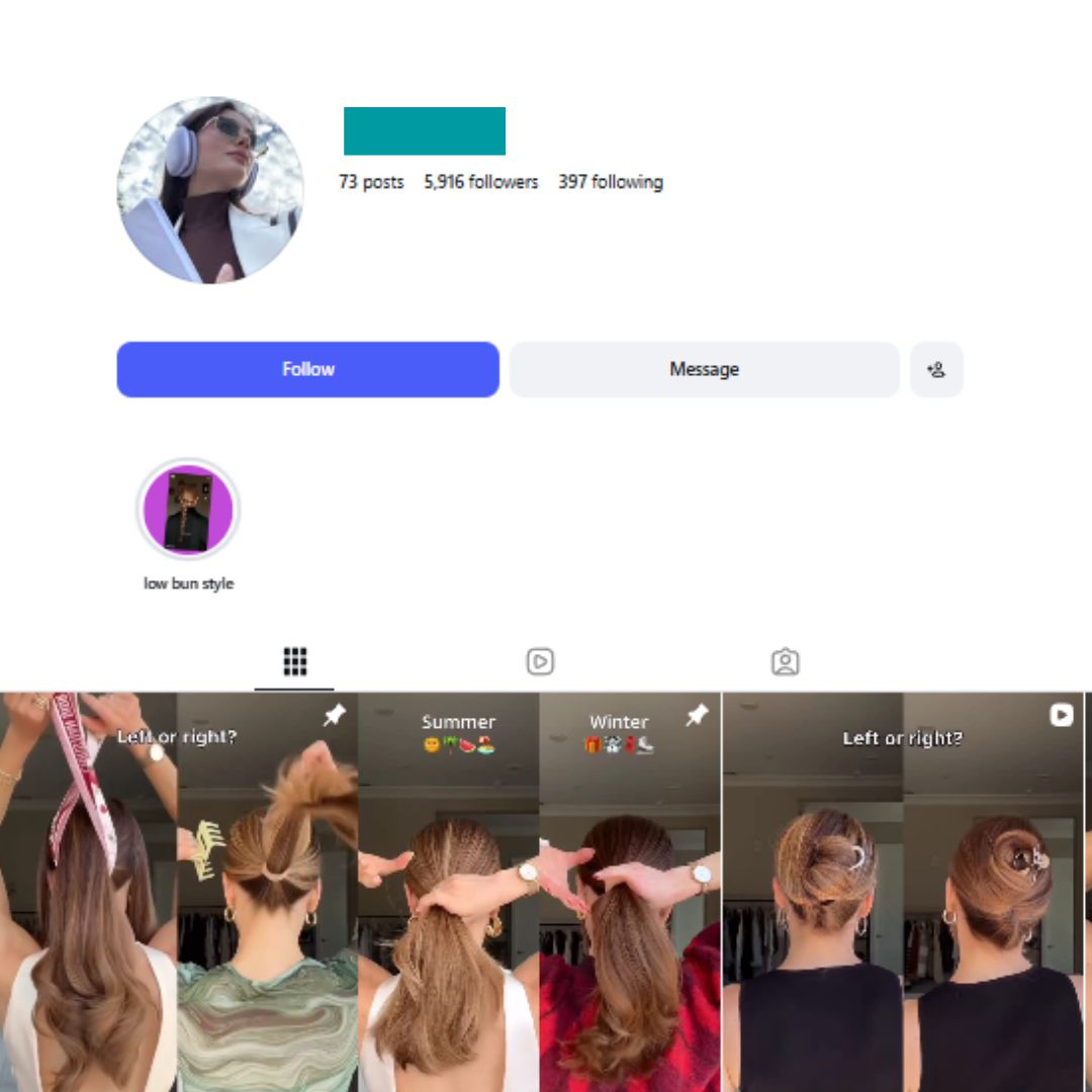5K Hair Style Instagram Account for sale 5K Hair Style Instagram Account - Image 1