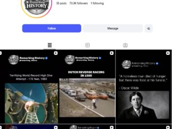 70K Historical Footage Instagram Account