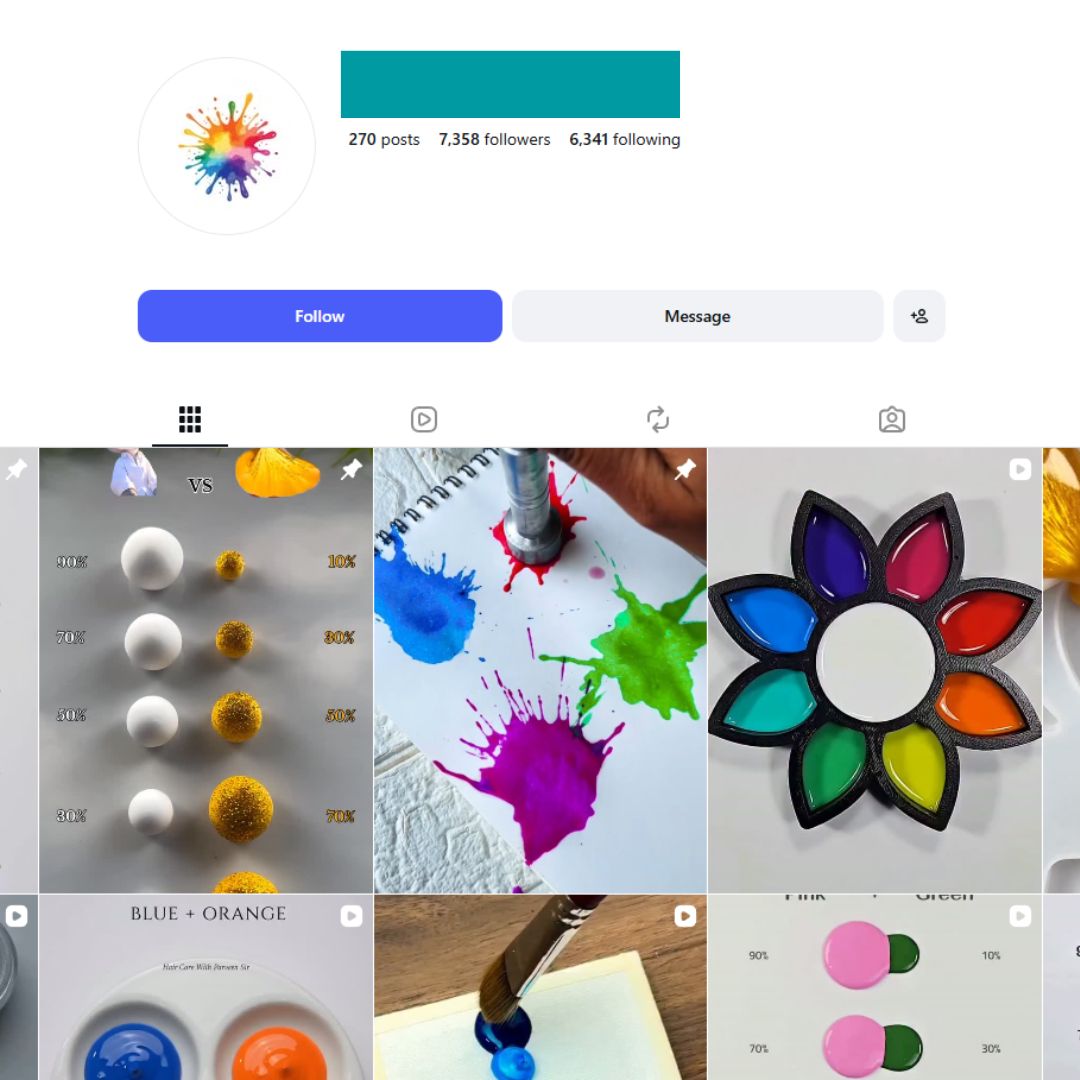 7K Resin Craft DIY Instagram Account for Sale