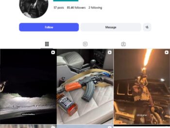 85K Gangster Lifestyle Instagram Account