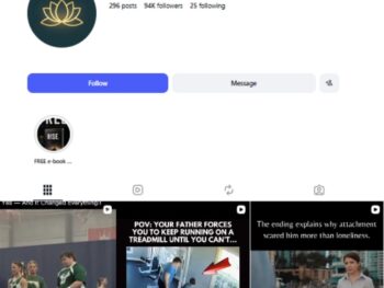 90K Positive Mindset Instagram Account