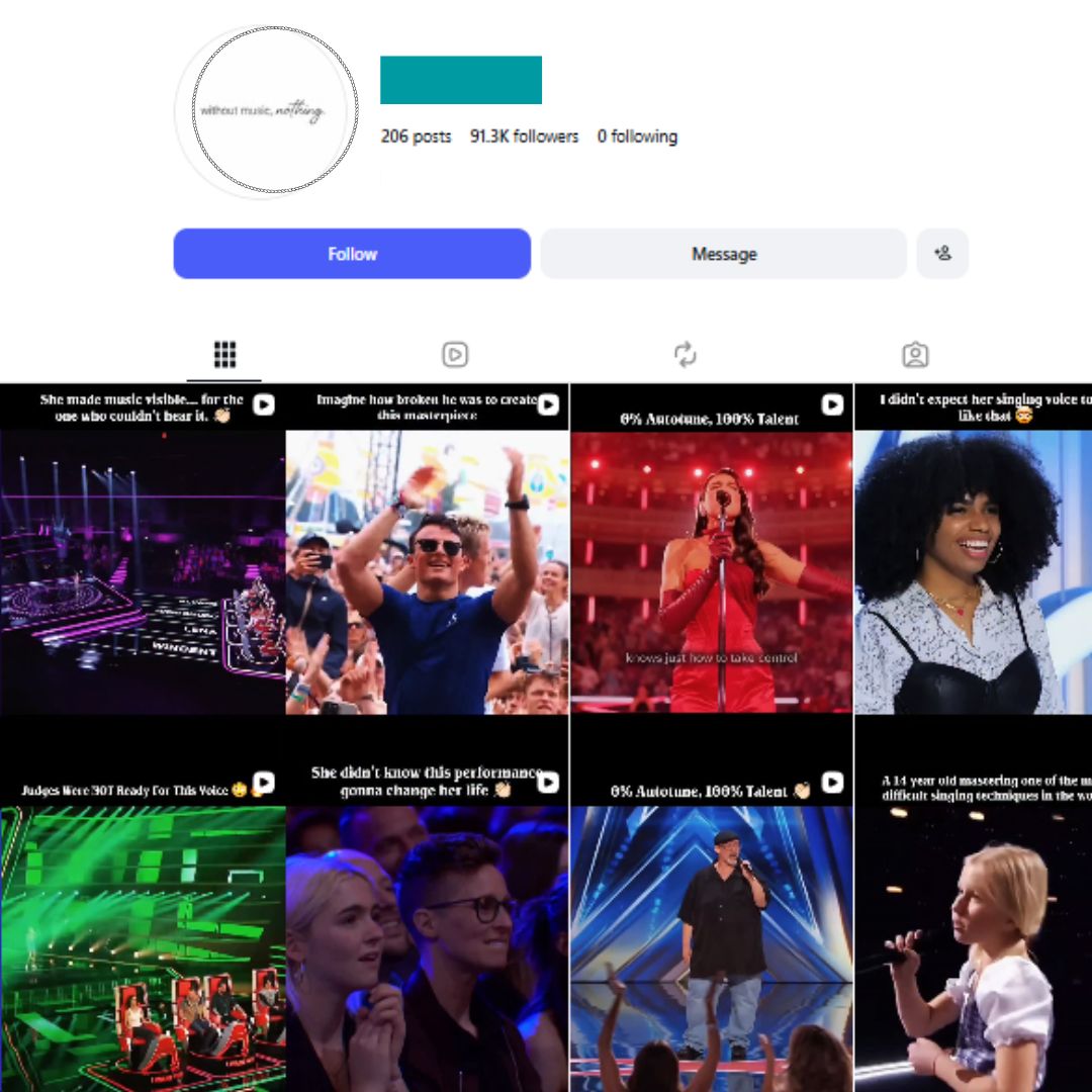 90K Trending Songs Instagram Account for sale 90K Trending Songs Instagram Account - Image 1