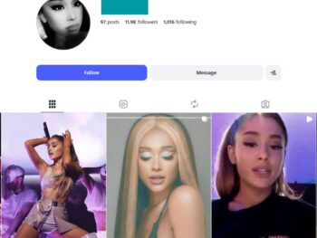 11K Ariana Grande Fans Instagram Account