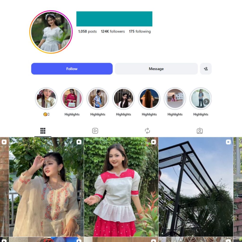 120K Indian Influencer Instagram Account for Sale