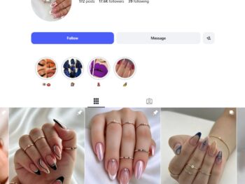 17K Nails Fashion Beauty Instagram Account for Sale