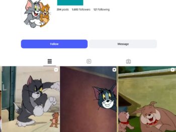 1K Tom and Jerry Instagram Account
