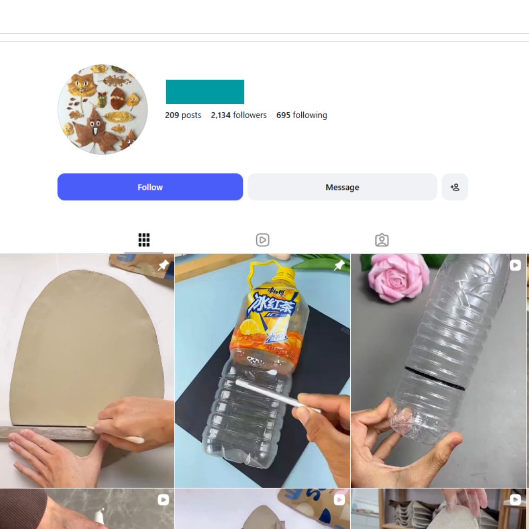 2K Handmade Craft Instagram Account for sale 2K Handmade Craft Instagram Account - Image 1