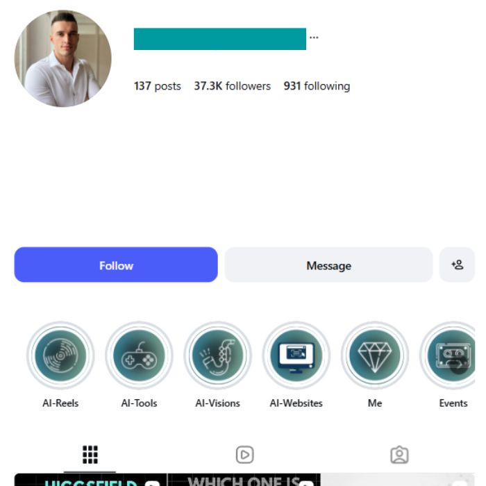 35K AI Tools Tutorials Instagram Account for sale 35K AI Tools Tutorials Instagram Account - Image 1