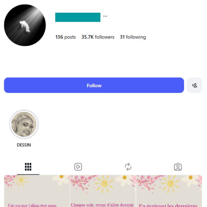 35K French Romantic Quotes Instagram Account for sale 35K French Romantic Quotes Instagram Account - Image 1