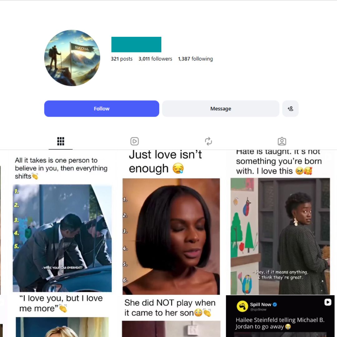 3K Positive Mindset Instagram Account for sale 3K Positive Mindset Instagram Account - Image 1