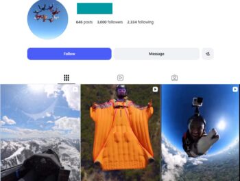 3K Skydiving Instagram Account