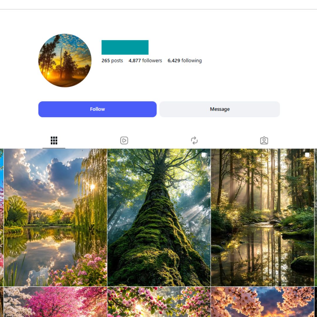 4K Nature Photography Instagram Account for sale 4K Nature Photography Instagram Account - Image 1