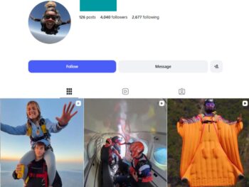 4K Skydiving Reels Instagram Account