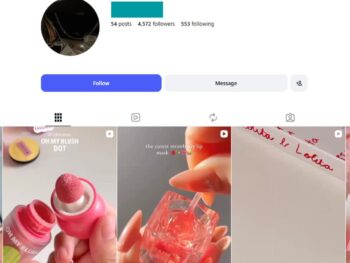 4K Women's Beauty Instagram Account