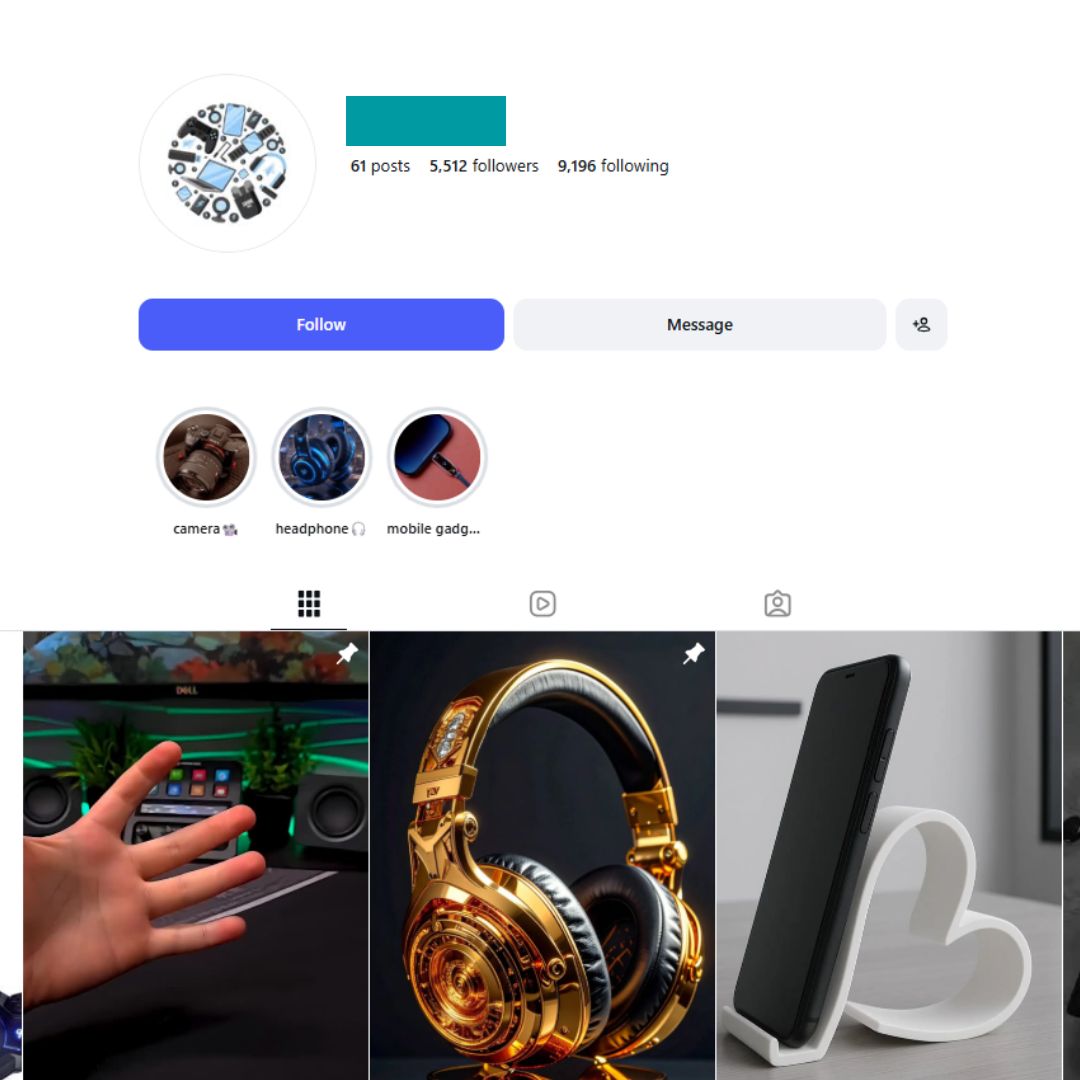 5K Gadget Instagram Account for sale 5K Gadget Instagram Account - Image 1