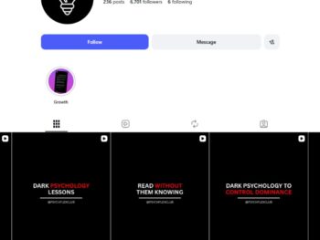6K Psychology Facts Instagram Account for Sale