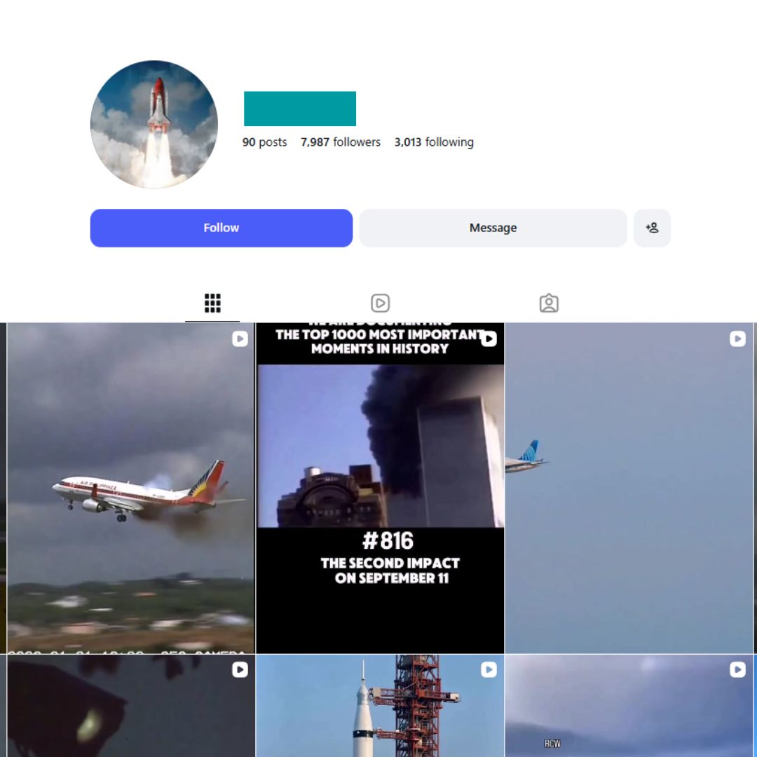 7K Aviation Incidents Instagram Account for sale 7K Aviation Incidents Instagram Account - Image 1
