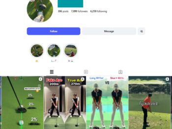 7K Golf Tips Instagram Account