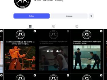 100K Self Defence Instagram Account for Sale