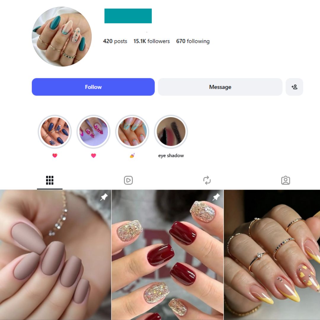15K Look Make up 15K Nail Art Instagram Account - Image 1