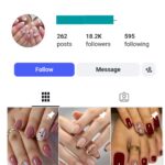 18K Nail Art Instagram Account