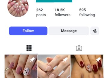 18K Nail Art Instagram Account