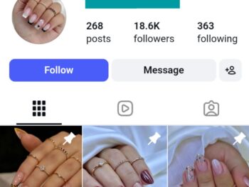 18K Nail Designs Instagram Account