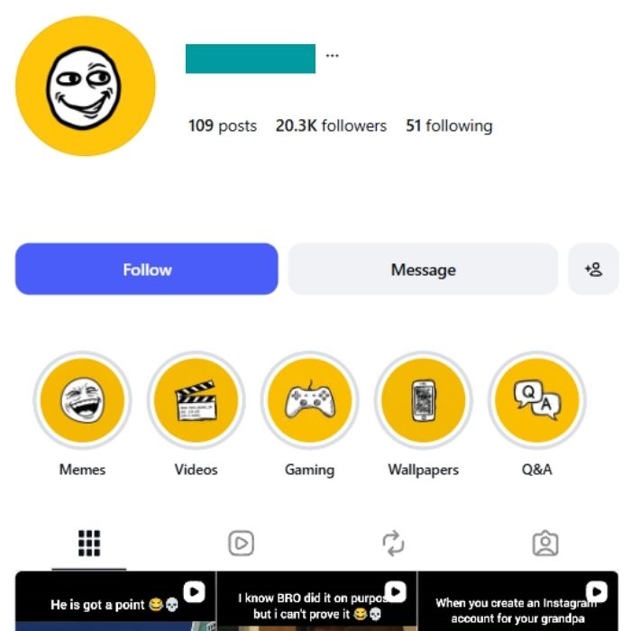 20K Viral Memes Instagram Account for sale 20K Viral Memes Instagram Account - Image 1