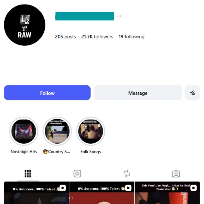 21K Music Songs Instagram Account for sale 21K Music Songs Instagram Account - Image 1