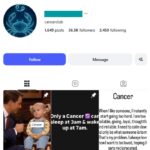 35K Cancer Zodiac Astrology Instagram Account