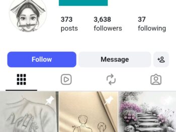 3K Sketch Paintings Instagram Account