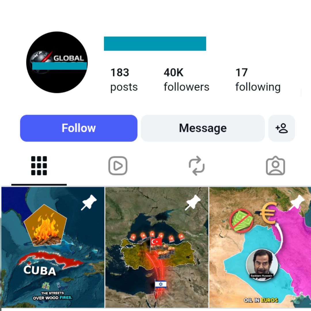 40K Geopolitical Instagram Account 40K Geopolitical Instagram Account - Image 1