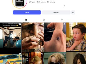 45K Movie Clips Instagram Account