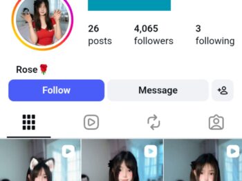 4K Cute Model Instagram Account
