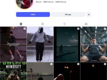 4K Fitness Motivation Instagram Account