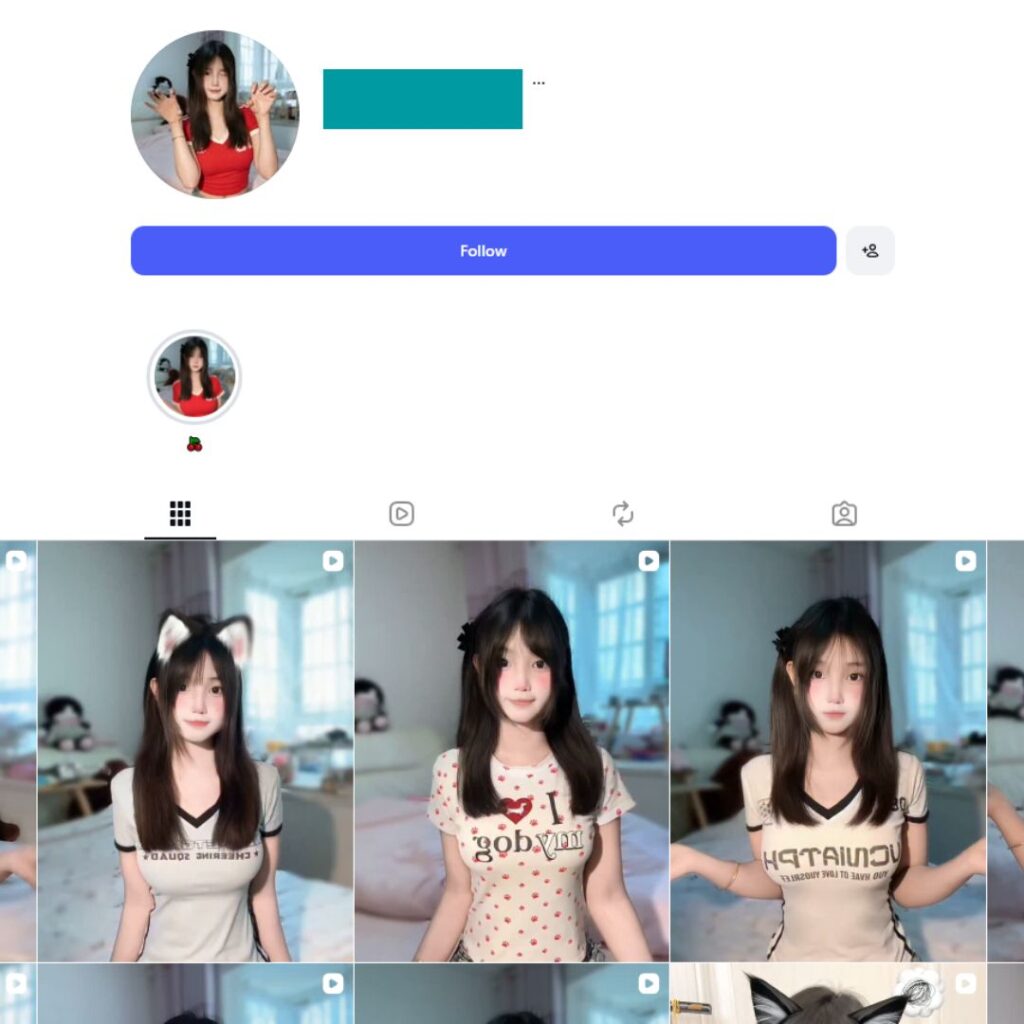 5K Cute Model Instagram Account for Sale