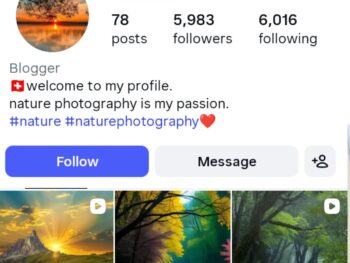 5K Nature Scenery Instagram Account