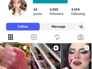 6K Makeup Tutorials Instagram Account