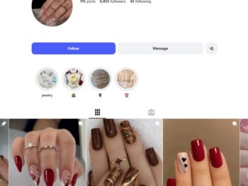 6K Nail Makeup Instagram Account for Sale