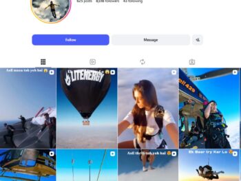 8K Skydiving Instagram Account