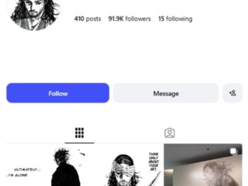90K Anime Manga Instagram Account