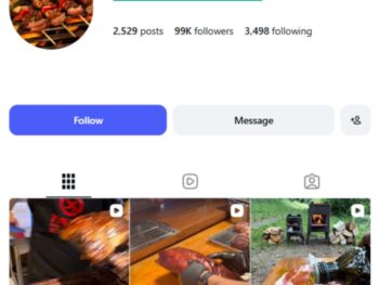 95K Food Meat Grilling Instagram Account