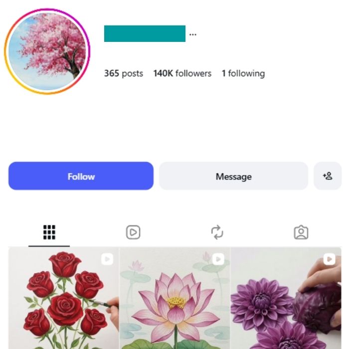 140K Drawing Art Instagram Account for sale 140K Drawing Art Instagram Account - Image 1